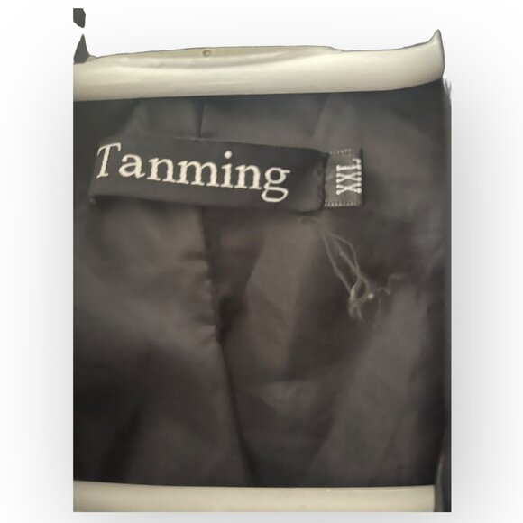 Tanning XXL Women, Black Leather Biker Jacket, ALL ITEMS SHIP FREE - Picture 3 of 3